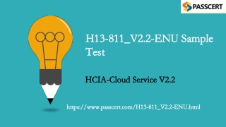 2021 Free HCIA-Cloud Service V2.2 H13-811_V2.2-ENU Dumps