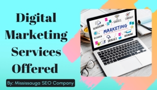 Digital Marketing Services Offered by Mississauga SEO Company