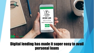 Availing Personal Loans Just Became Super Easy with Digital Lending