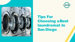 Tips for Choosing Best Laundromat in San Diego | Lndry