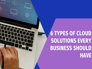 6 TYPES OF CLOUD SOLUTIONS EVERY BUSINESS SHOULD HAVE