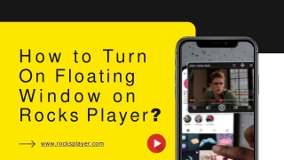How to Turn On Floating Window on Rocks Player?