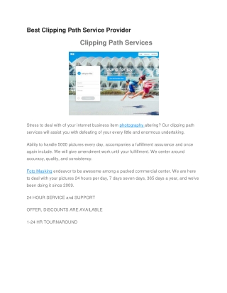 Clipping Path Services (1)