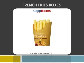 French Fries Boxes