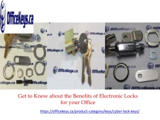 Get to Know about the Benefits of Electronic Locks for your Office