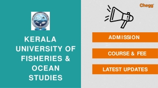 Kerala University of Fisheries & Ocean Studies - [KUFOS], Kochi