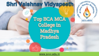 Shri Vaishnav Institute of Computer Applications