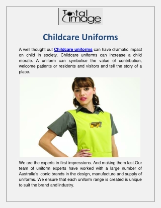 Childcare Uniforms