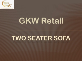 Two seater sofa