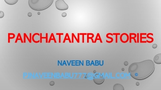 PANCHATANTRA