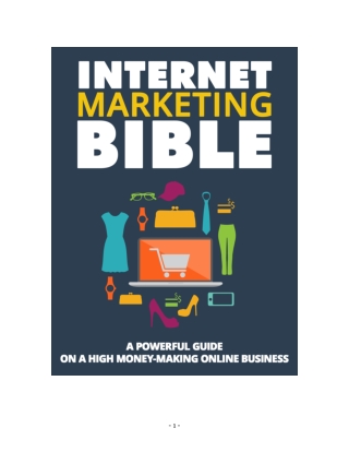 Internet Marketing Bible
