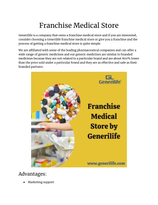 Franchise Medical Store (1)
