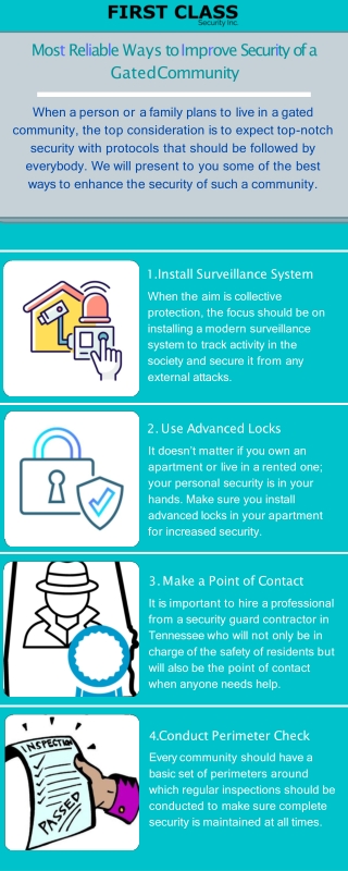 Most Reliable Ways to Improve Security of a Gated Community