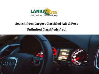 Free Online Ads Sri Lanka - lankatree.lk