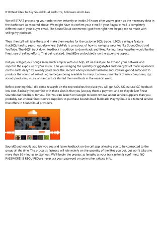 The Most Hilarious Complaints We've Heard About buy soundcloud comments