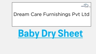 baby dry sheet