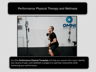 Performance Physical Therapy and Wellness