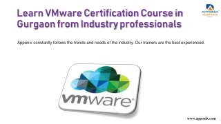 VMware Training In Gurgaon, Best VMware Certification Courses