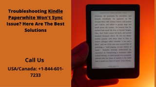 Easy Way To Fix Kindle Paperwhite Won’t Sync Problem