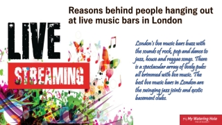 best live music bars in London