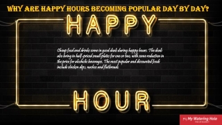 Happy hours in London