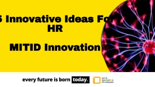 HR Innovation - MIT ID Innovation