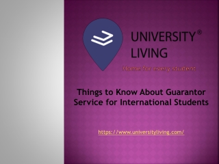 Things to Know About Guarantor Service for International Students