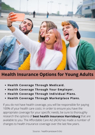 Health Insurance Options for Young Adults