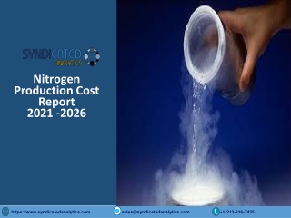 Nitrogen Production Plant Cost Analysis 2021-2026 PDF