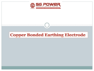 Offers Copper Bonded Earthing Electrode
