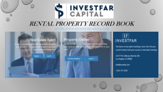 Rental Property Record Book