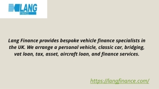 Cash Flow Finance Services