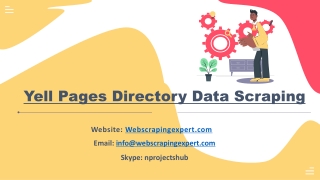 Yell Pages Directory Data Scraping