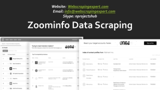 Zoominfo Data Scraping