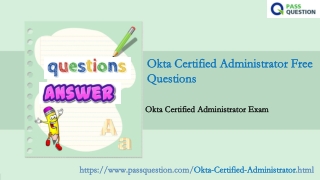 Okta Certified Administrator Exam Questions