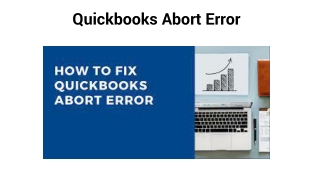 Quickbooks Abort Error