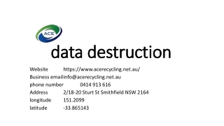 data destruction