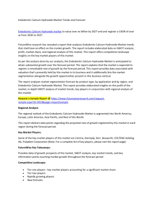 Endodontic Calcium Hydroxide Market