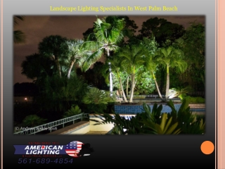 Landscape Lighting Specialists In West Palm Beach