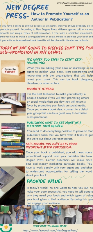 New Degree Press-How to Promote Yourself as an Author in Publication