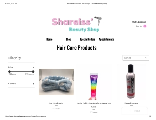 No.1 Hair Store in Trinidad and Tobago | Shareiss’ Beauty Shop