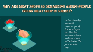 Indian meat shop in Surrey