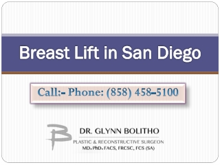 Breast Lift in San Diego