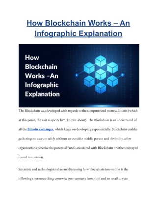 How Blockchain Works – An Infographic Explanation