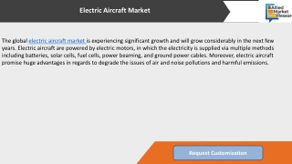 Electric Aircraft Market Outlook, Opportunity and Demand Analysis, Forecast 2020