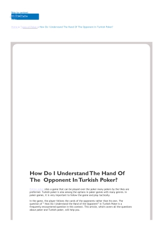 how-do-i-understand-the-hand-of-the-opponent-in-turkish-poker