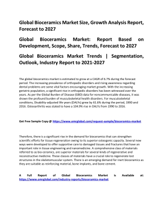 Bioceramics Market