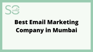 Best Email Marketing Company in Mumbai