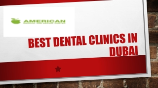 Dental Clinics in Dubai