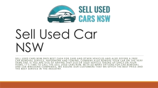 Cash For Cars in Narellan